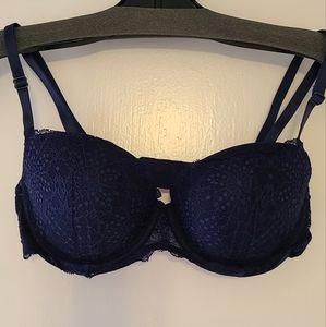 PINK Navy Bra 34C